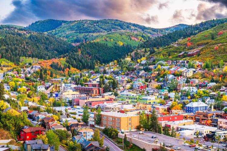 landscape view of Park City, Utah