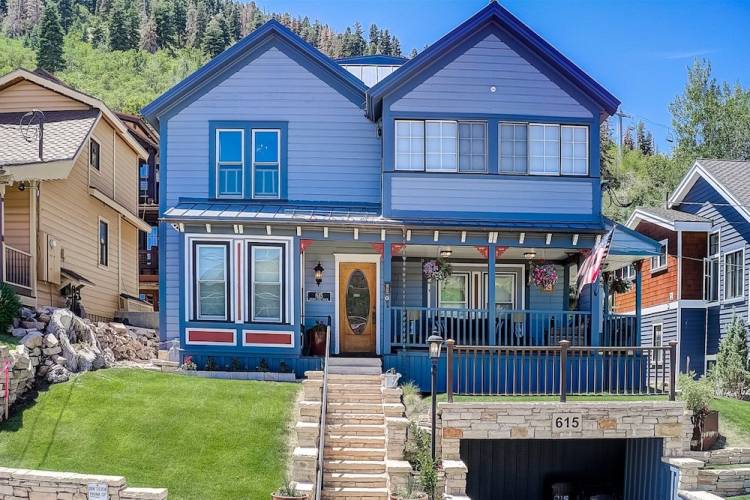 exterior of The Grand Love Shack vacation rental in Park City, Utah