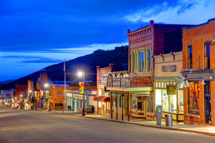 view of historic downtown Park City, Utah